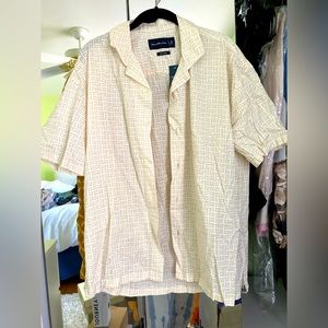 Abercrombie & Fitch Men’s Short Sleeve Button Down Shirt NWT